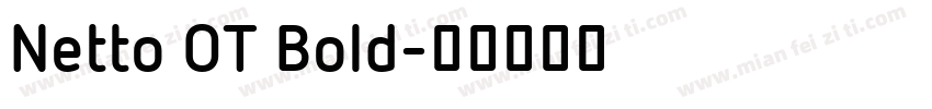 Netto OT Bold字体转换